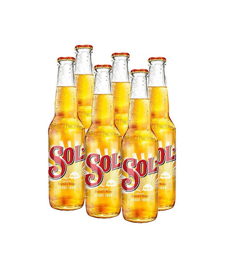 6 Pack Cerveza Sol - 330cc - Licores Medellín