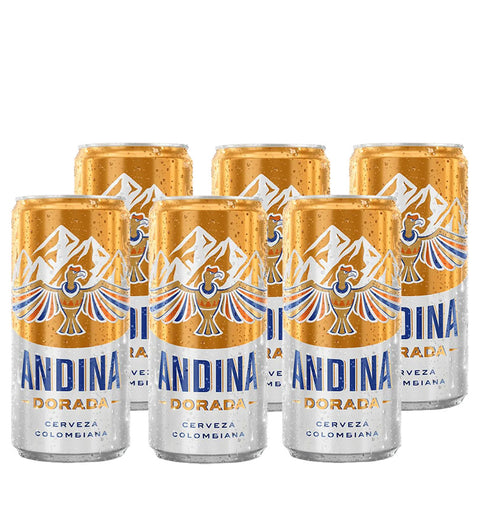 6 Pack Cerveza Andina Lata - 330cc