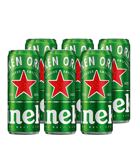 6 Pack Cerveza Heineken lata - 310cc