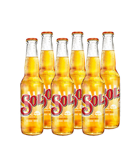 6 Pack Cerveza Sol - 330cc