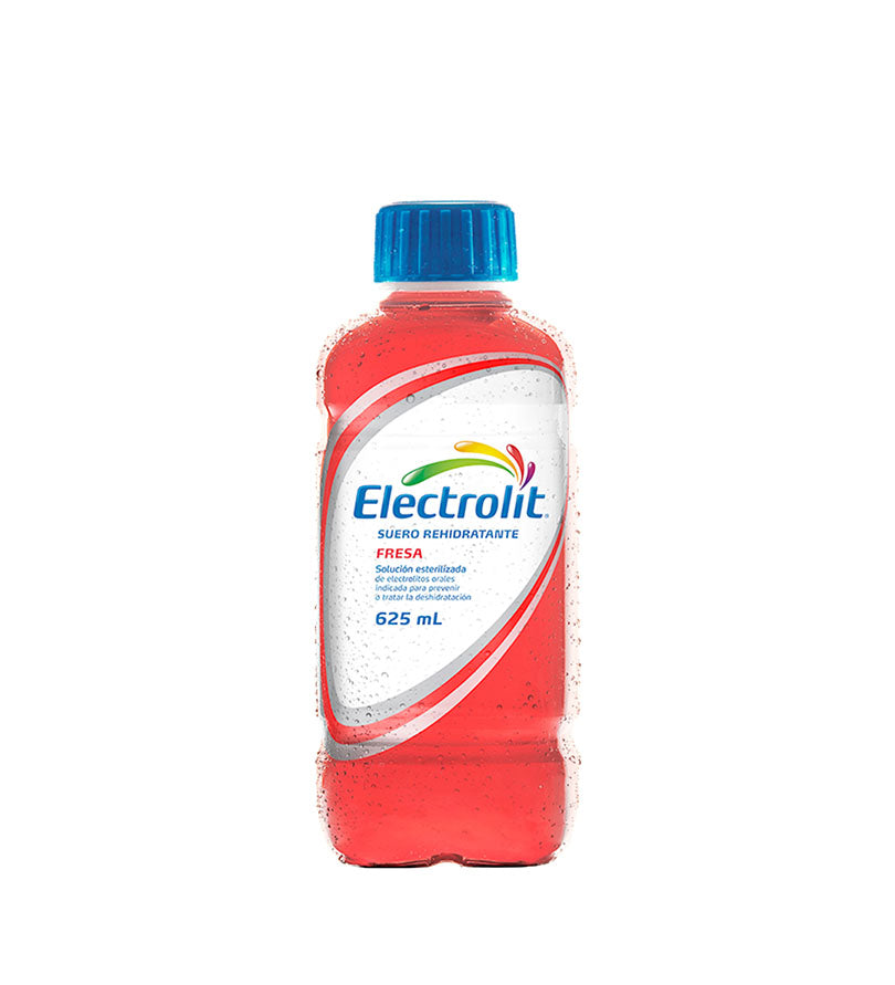 Botella de bebida Electrolit sabor fresa de 625 ml