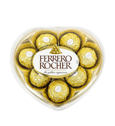 Bombones Corazón Ferrero Rocher Cofre - 8und