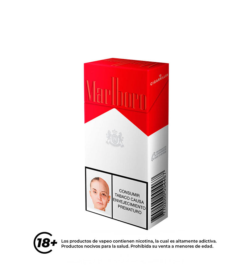 Cigarrillo Marlboro Rojo - Medio 10und