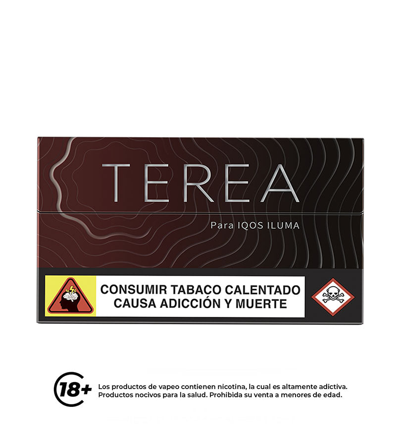 Cajetilla Terea Black Scarlet