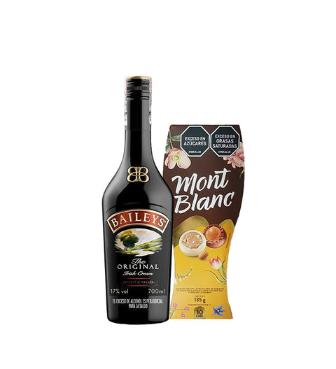 Combo Crema de Whisky Baileys + Chocolates Mont Blanc