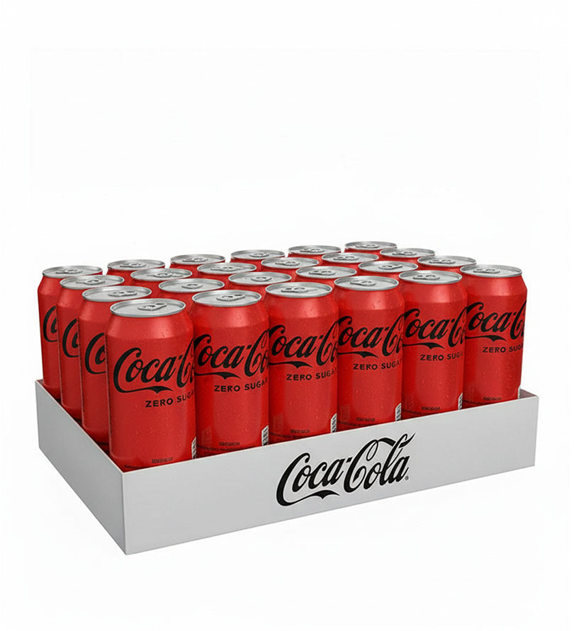 Paca de 24 latas de gaseosa Coca-Cola Zero Sin Azúcar de 330 ml