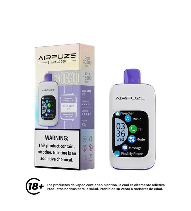 Vaper Airfuze Smart Blue Razz Ice - 30K