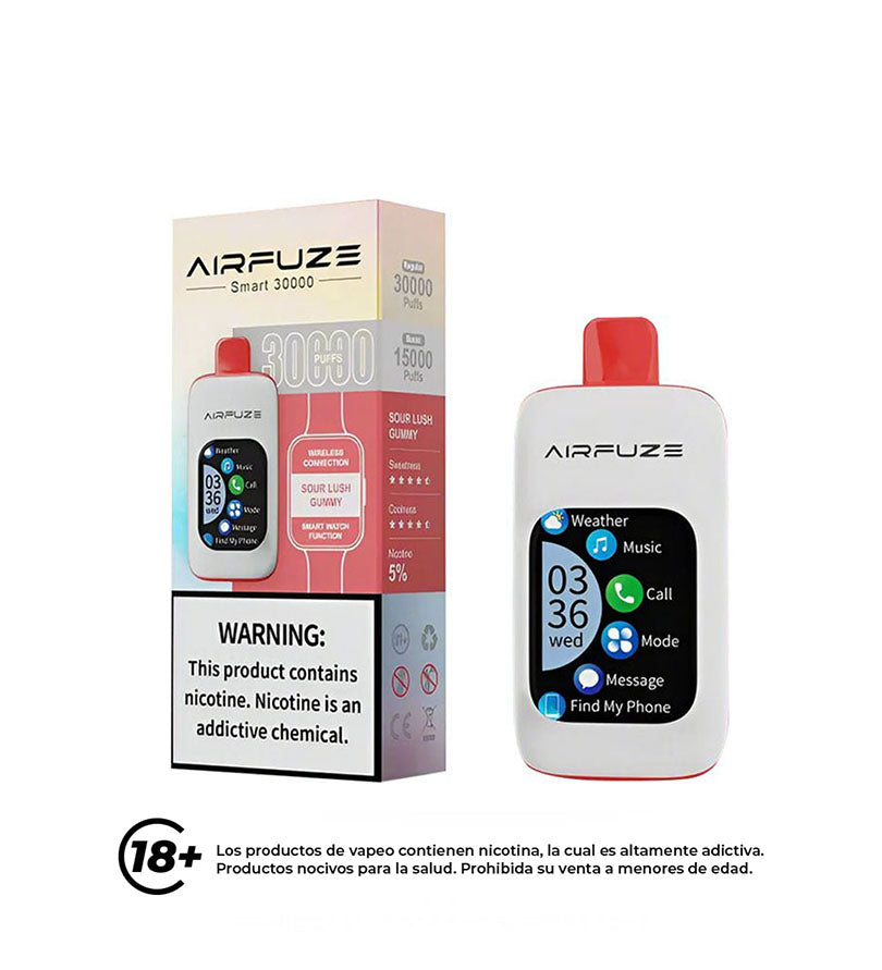 Vaper Airfuze Smart Sour Lush Gummy - 30K