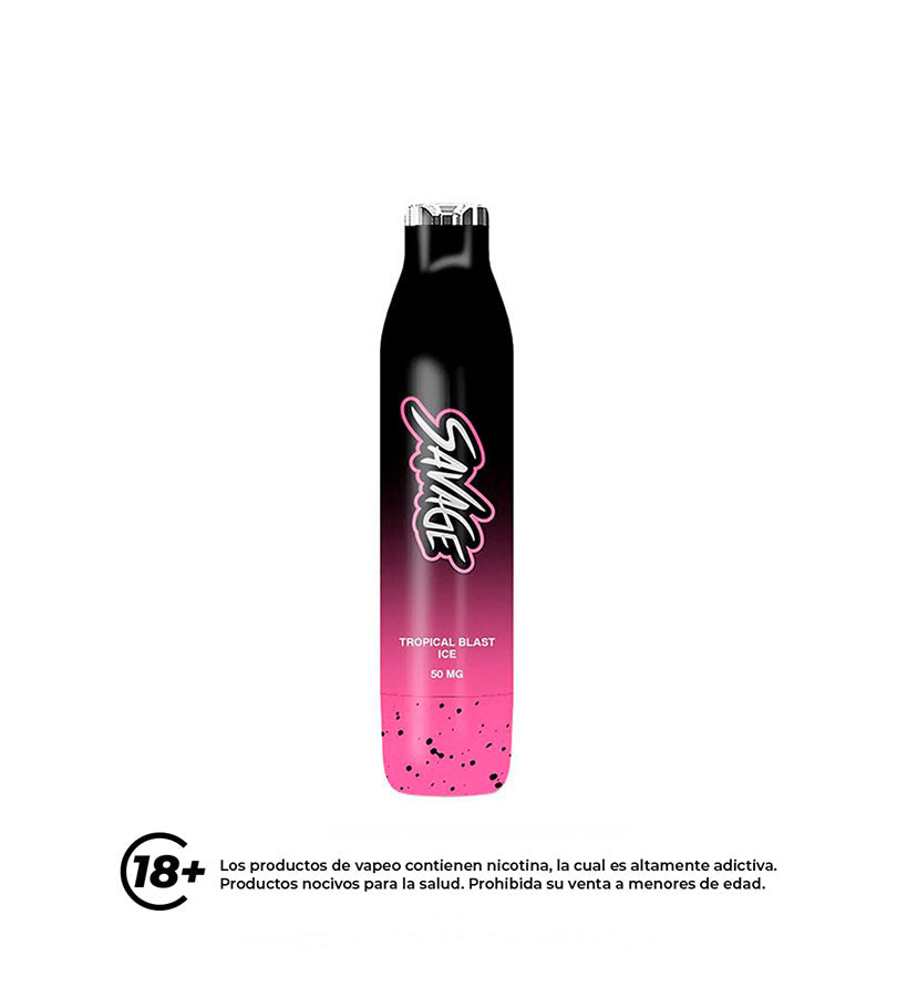 Disposable Vaper Stlth Savage Tropical Blast Ice - 2500 Puff