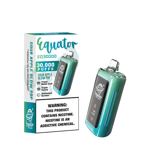 Vaper Equator Sour Apple Blow Pop - 30000 Puff