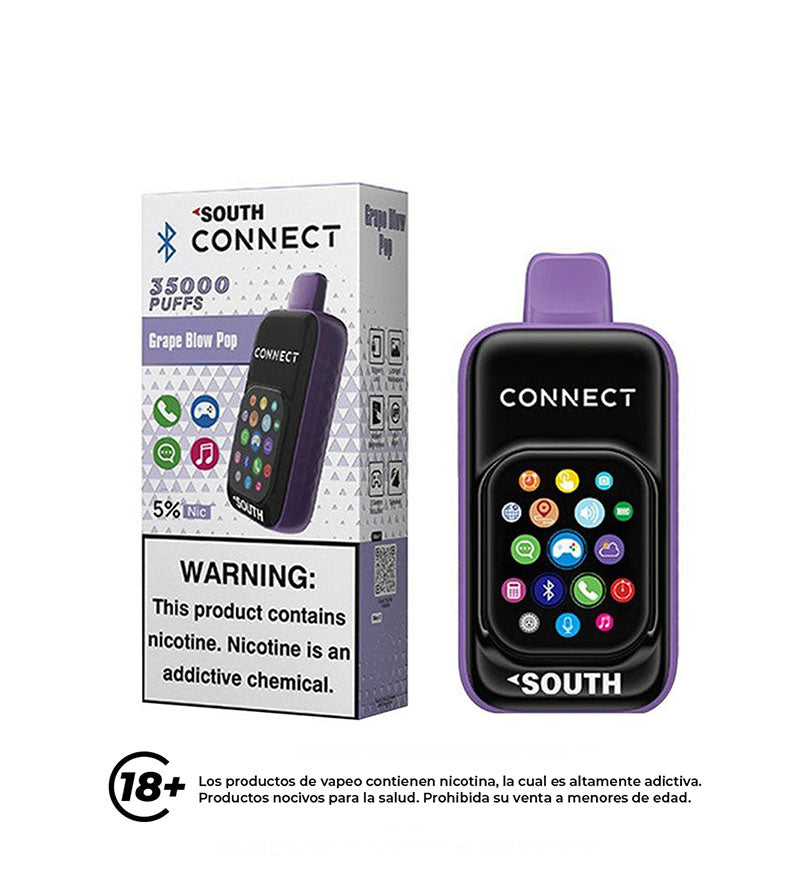 Vaper Desechable South Connect Grape Blow Pop - 35000 Puff
