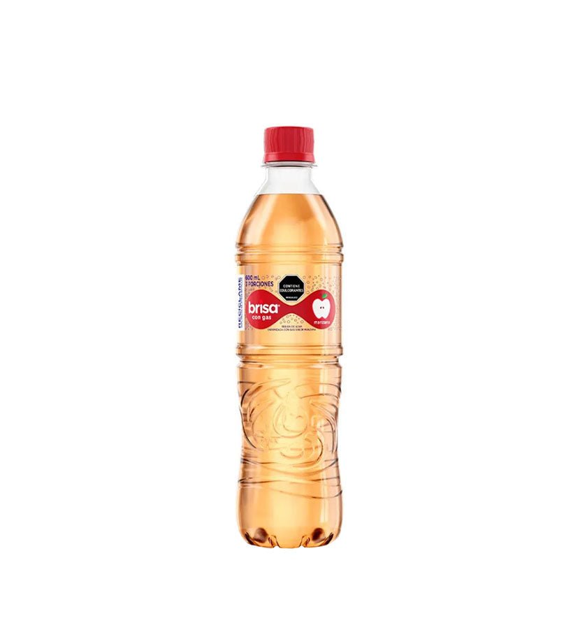 Botella de agua Brisa sabor manzana de 600 ml