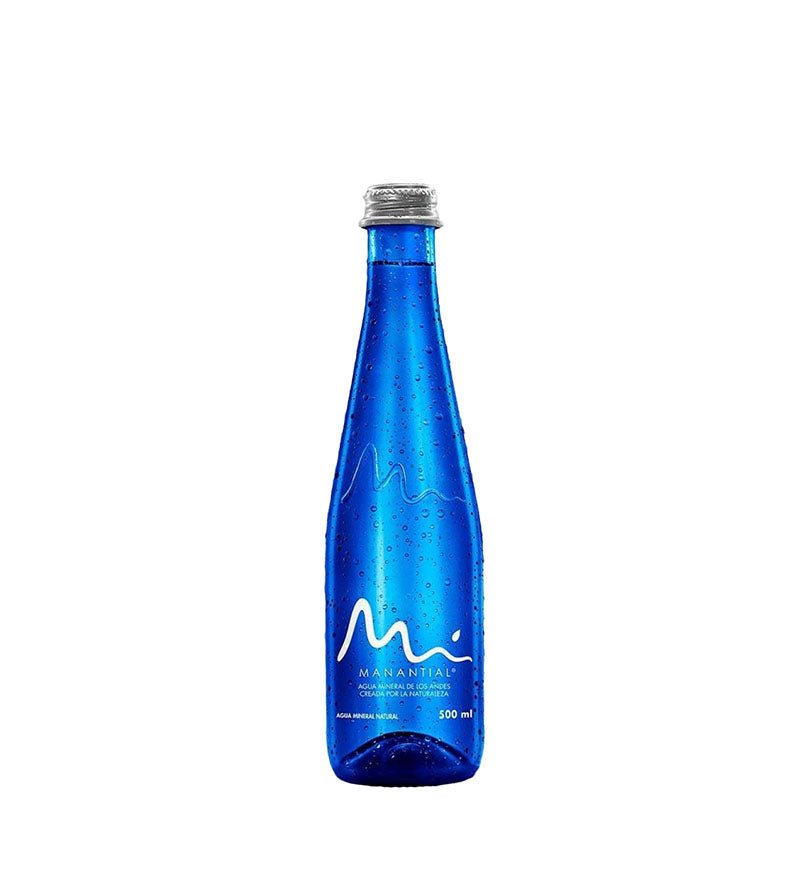 Botella de vidrio de agua Manantial de 500 ml