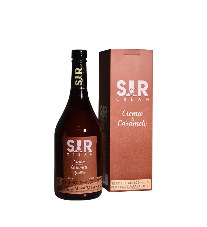 Botella de Aperitivo Crema de Caramelo Sir Cream de 750 ml
