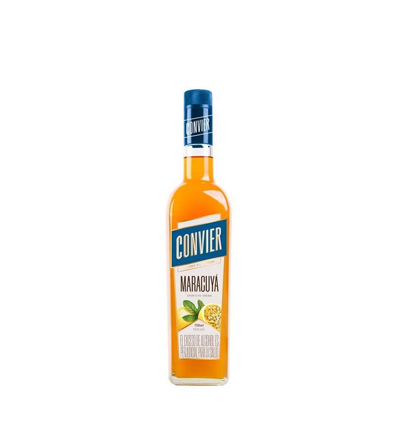 Aperitivo Licor Maracuyá Convier Botella - 750ml - Licores Medellín