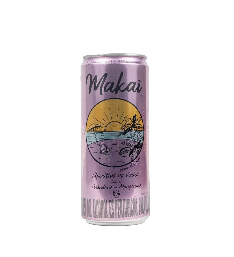 Envase de aperitivo Makai Sunset Arándano Mangostino de 310 ml