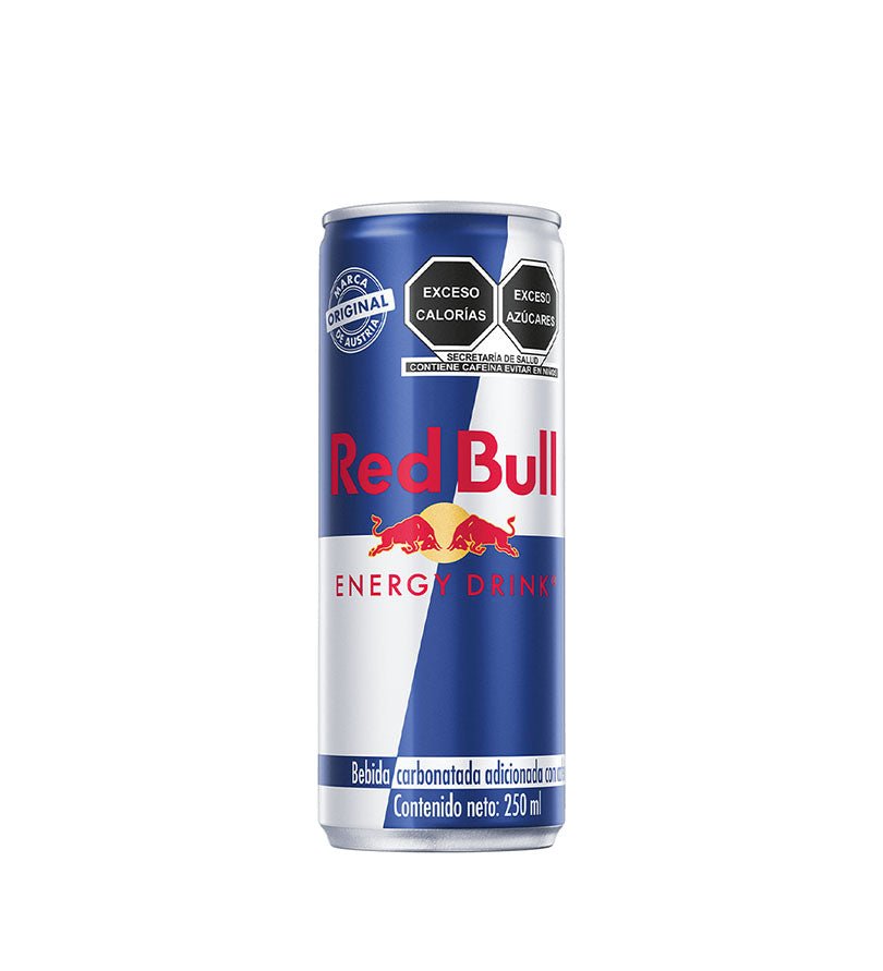 Lata de bebida energizante Red Bull de 250 ml