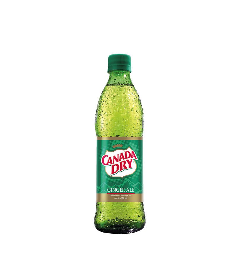 Botella de bebida Ginger Ale Canada Dry de 300 ml