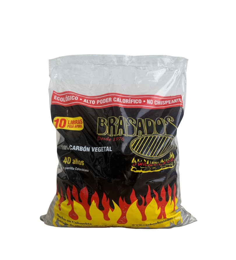 Bolsa de Carbón Brasados - 10L - Licores Medellín
