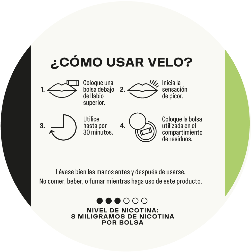 Bolsas de Nicotina Velo Mango Tropical - 6mg - Licores Medellín