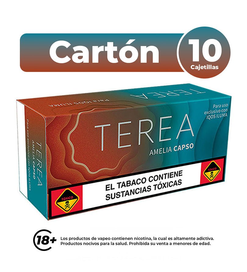 Cartón Terea Amelia Capso - 10 Cajetillas - Licores Medellín