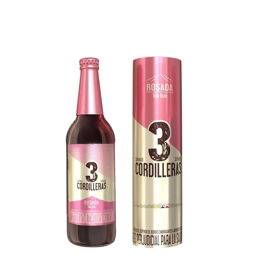 Botella de cerveza 3 Cordilleras Rosé de 750 ml