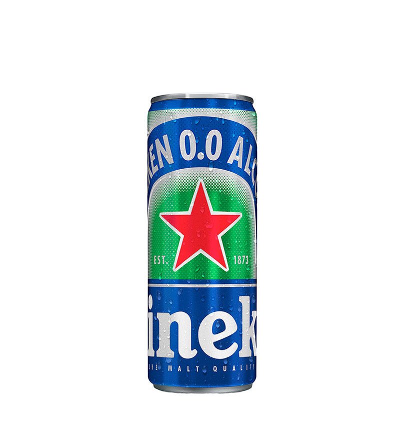 Lata de cerveza Heineken 0.0 de 250 ml