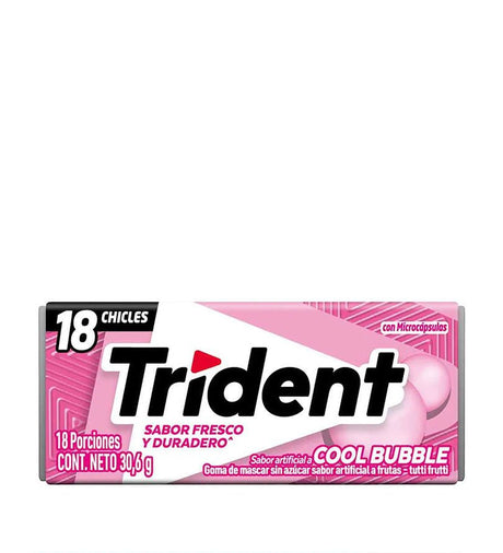 Chicle Trident Americano Cool Bubble - 30g - Licores Medellín