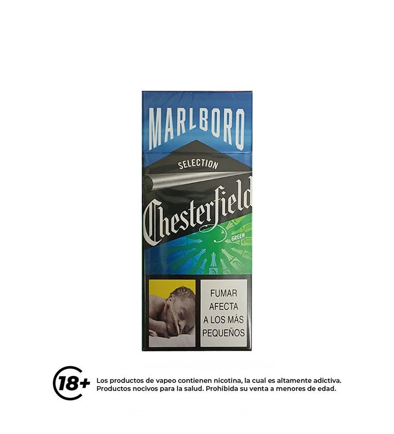 Cigarrillo Chesterfield Green - 1paq - Licores Medellín