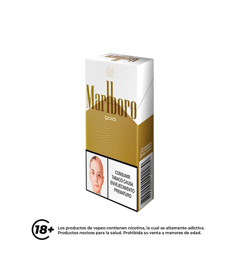 Cigarrillo Marlboro Gold - Medio 10und - Licores Medellín