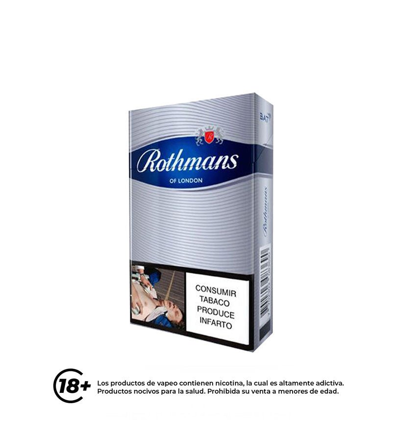 Cigarrillo Rothmans Gris - 1paq - Licores Medellín