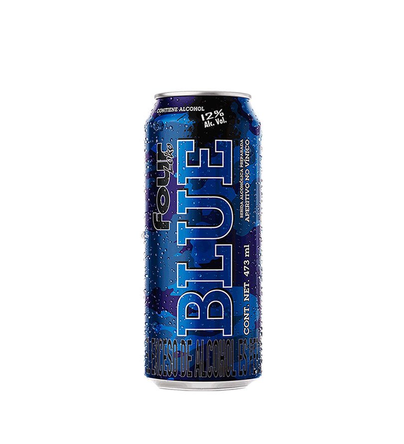 Lata de Coctel Four Loko Blue de 355 ml