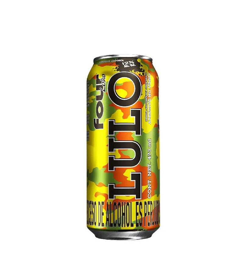 Lata de coctel Four Loko Lulo de 473 ml