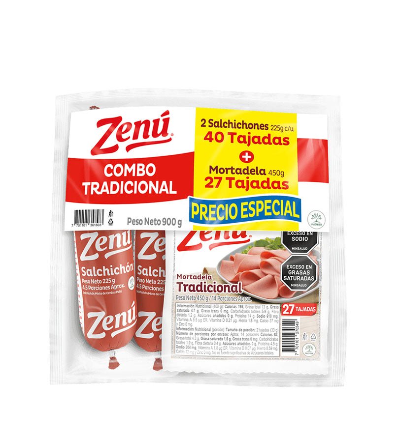 Combo de productos Tradicional Zenú