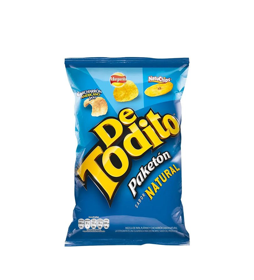 Empaque de De Todito Natural Pequeño de 50 g