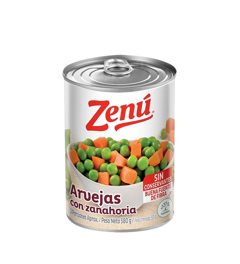 Ensalada Arvejas con Zanahoria Zenú - 580g - Licores Medellín