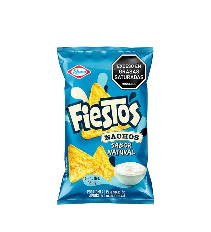 Empaque de nachos Fiestos Ramo Naturales de 190 g