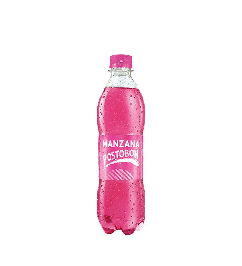 Botella de gaseosa Manzana Postobón de 400 ml