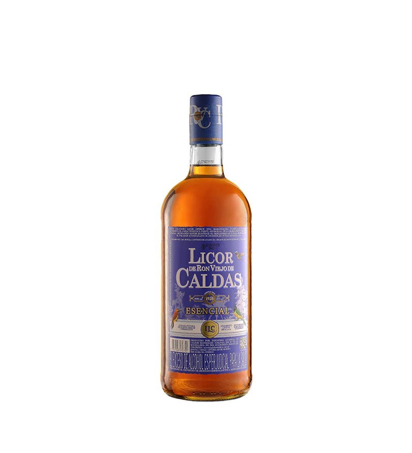 Licor de Ron Viejo de Caldas Esencial Litro - 1L - Licores Medellín