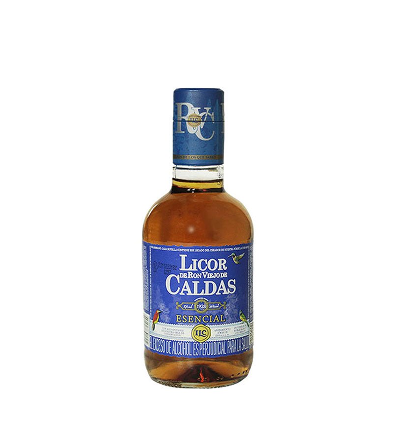 Licor de Ron Viejo de Caldas Esencial Media - 375ml - Licores Medellín