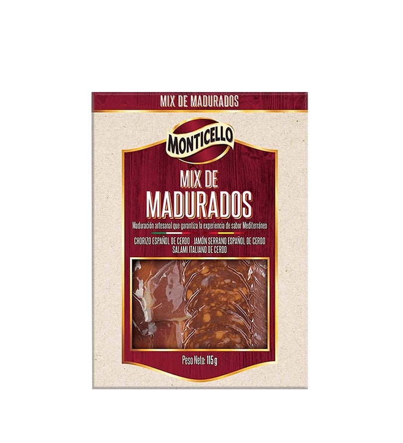 Mix de Madurados Monticello - 115g - Licores Medellín