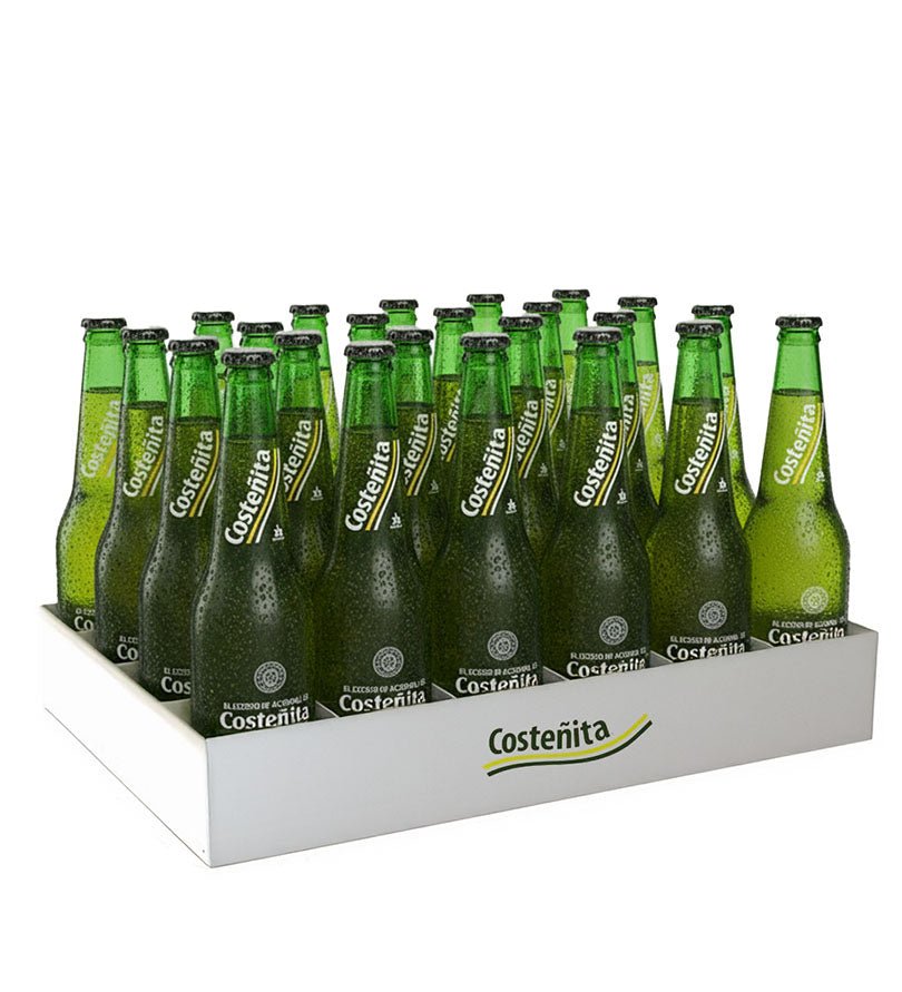 Paca de 38 botellas de cerveza Costeñita de 175 ml