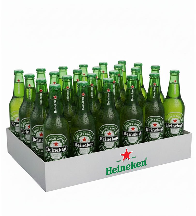 Paca de 24 botellas de cerveza Heineken de 330 ml