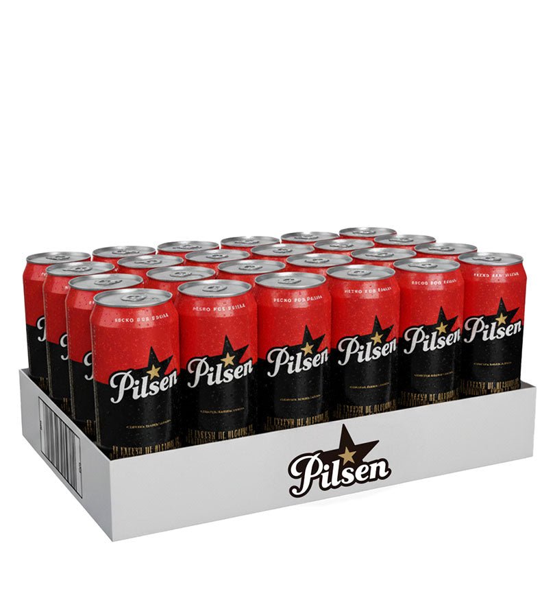 Paca de 24 latas de cerveza Pilsen de 330 ml