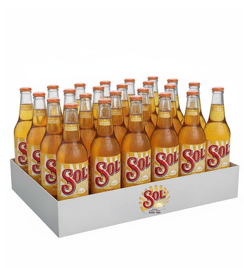Paca de 24 botellas de cerveza Sol de 330 ml