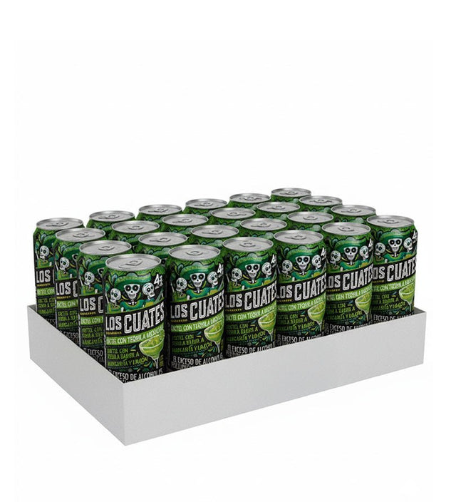 Paca Cóctel con Tequila Los Cuates Margarita y Limón - 24und - Licores Medellín