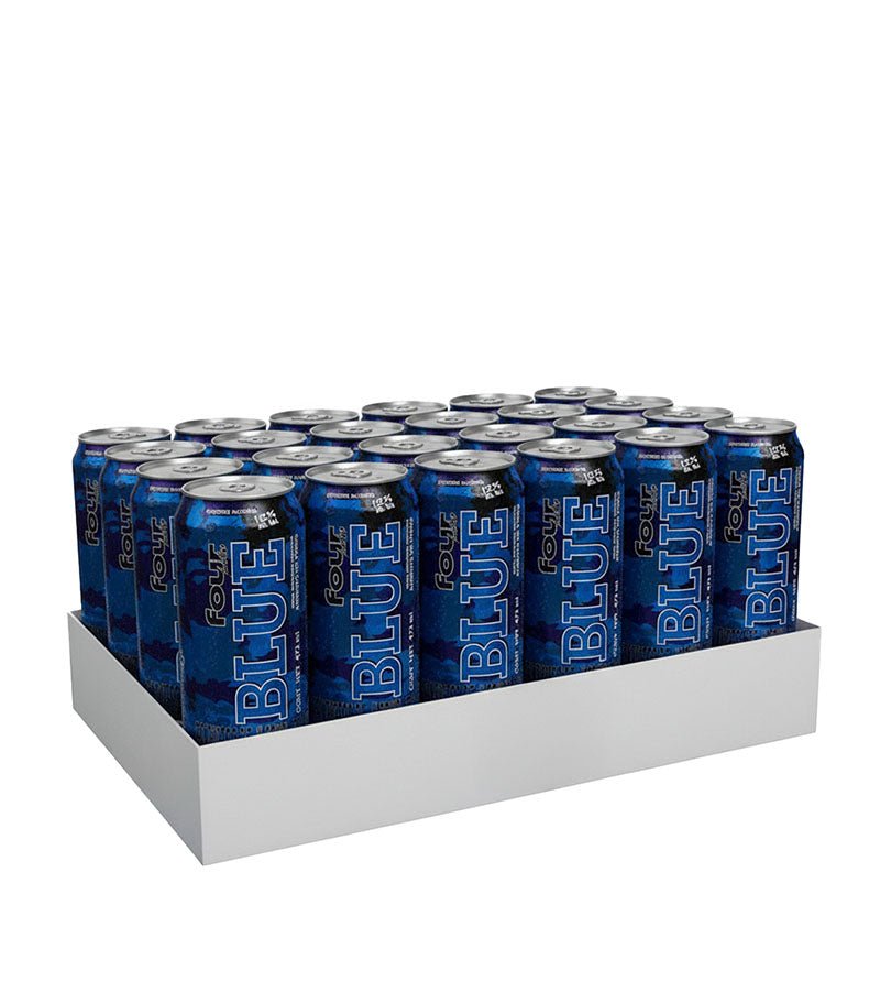 Paca de 24 latas de coctel Four Loko Blue de 473 ml