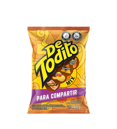 Empaque de pasabocas De Todito Mix de 165 g