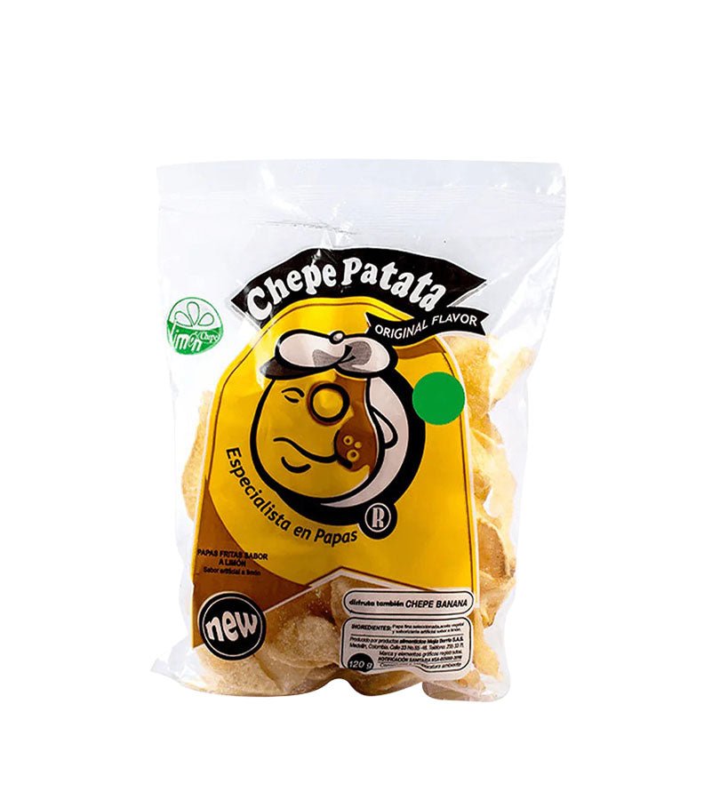 Empaque de papas Chepe Patata Limón de 120 g
