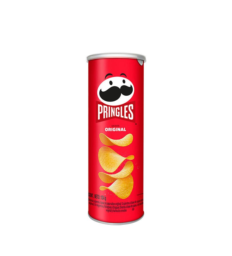 Empaque de papas Pringles Original de 124 g